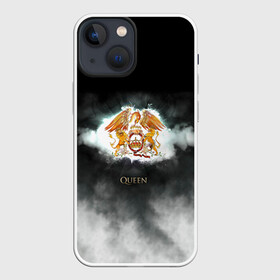 Чехол для iPhone 13 mini с принтом Логотип группы Queen ,  |  | freddie mercury | queen | quen | глэм | квин | королева | куин | меркури | меркьюри | музыкант | мэркури | певец | песня | поп | рок группа | фаррух булсара | фредди | фреди | хард | хардрок