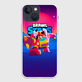 Чехол для iPhone 13 mini с принтом Мег BrawlStars трансформер ,  |  | Тематика изображения на принте: brawl | brawl stars | brawlstars | mec | meg | бравл | бравлстарс | мег | мек | мэг | мэк