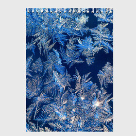 Скетчбук с принтом Снежинки макро snowflakes macro , 100% бумага
 | 48 листов, плотность листов — 100 г/м2, плотность картонной обложки — 250 г/м2. Листы скреплены сверху удобной пружинной спиралью | christmas | macro | new year | snow | snowflakes | winter | вода | зима | зимний узор | макро | новогоднее настроение | новогодний узор | новый год | рождество | синий | снег | снежинки | холод
