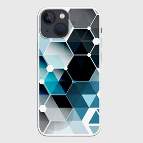 Чехол для iPhone 13 mini с принтом Абстракция FLO ,  |  | 3d | абстракция | кубики | мода | ромб