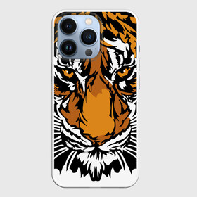 Чехол для iPhone 13 Pro с принтом Взгляд хозяина джунглей ,  |  | 2022 | african | direct look | master of the jungle | muzzle | new year | predator | tiger | year of the tiger | африканский | год тигра | новый год | прямой взгляд | тигр | хищник | хозяин джунглей
