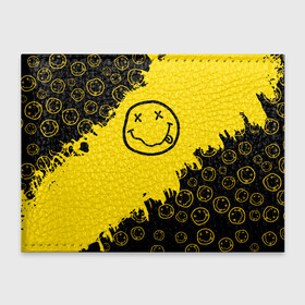Обложка для студенческого билета с принтом Nirvana Smile | Нирвана Рваный Паттерн , натуральная кожа | Размер: 11*8 см; Печать на всей внешней стороне | Тематика изображения на принте: album | curt | grunge | kobain | logo | music | nevermind | nirvana | pattern | rock | smells like | smile | teen spirit | альбом | брызги | гитара | гранж | курт кобейн | логотип | музыка | невермайнд | нирвана | паттерн | потертости | рок | сма
