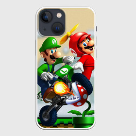 Чехол для iPhone 13 mini с принтом MarioHelmet ,  |  | bowser | bowsette | bullet bill | goomba | koopa | luigi | mario | mario heroes | nintendo | peach | power up | princess | princess peach | star | super mario | super mario bros | toad | wario | yoshi | боузер | братья марио | варио | купа | луиджи | мари