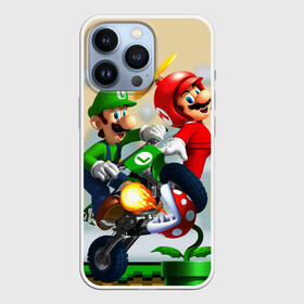 Чехол для iPhone 13 Pro с принтом MarioHelmet ,  |  | bowser | bowsette | bullet bill | goomba | koopa | luigi | mario | mario heroes | nintendo | peach | power up | princess | princess peach | star | super mario | super mario bros | toad | wario | yoshi | боузер | братья марио | варио | купа | луиджи | мари