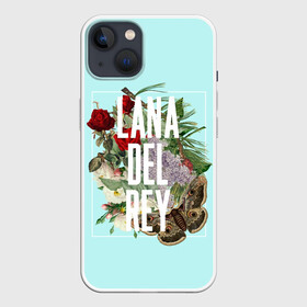 Чехол для iPhone 13 с принтом Цветочная Лана ,  |  | lana del ray | pop music | исполнитель | исполнительница | лана дел рэй | музыка | поп | попса