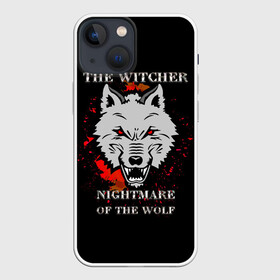 Чехол для iPhone 13 mini с принтом Ведьмак: Кошмар волка ,  |  | geralt | nightmare of the wolf | the witcher | vesemir | witcher | wolf | ведьмак | весемир | волк | геральт