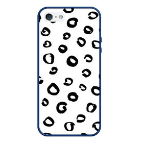 Чехол для iPhone 5/5S матовый с принтом Леопардовый окрас , Силикон | Область печати: задняя сторона чехла, без боковых панелей | дизайнерский | животные | леопард | паттерн | полный принт | тренд | фул