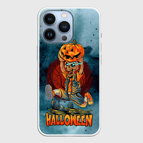 Чехол для iPhone 13 Pro с принтом Ночной спринт ,  |  | halloween | арт | графика | мистика | праздник | скелет | тыква | ужасы | хэллоуин | череп