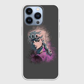 Чехол для iPhone 13 Pro с принтом Giorno Giovanna. Paints ,  |  | adventure | bizarre | brando | dio | giorno | jo | joestar | josuke | jotaro | jovanna | metallica | speedwagon | the | world | абдул | брандо | бруно | джо | джованна | джолин | джорно | джоске | джостар | джотаро | дио | какёин | металлика | невероятные