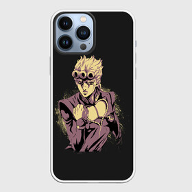 Чехол для iPhone 13 Pro Max с принтом Giorno Giovanna. Golden Wind ,  |  | Тематика изображения на принте: adventure | bizarre | brando | dio | giorno | jo | joestar | josuke | jotaro | jovanna | metallica | speedwagon | the | world | абдул | брандо | бруно | джо | джованна | джолин | джорно | джоске | джостар | джотаро | дио | какёин | металлика | невероятные