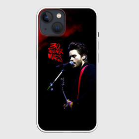 Чехол для iPhone 13 с принтом Джаред Лето   30 Seconds to Mars ,  |  | 30 seconds to mars | 30 секунд до марса | 30 фстм | 30stm | 30сдм | jared leto | rock band | thirty seconds to mars | альтернативный | гранж | джаред лето | нео | пост | прогрессивный | рок группа | фети секондс ту марс | хард | шеннон