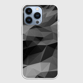 Чехол для iPhone 13 Pro с принтом gray abstraction серая абстракция ,  |  | 3d | gray | gray abstraction | абстракция | монохром | серый | фон | черно белый | черное белое | черный и белый