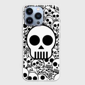 Чехол для iPhone 13 Pro с принтом черепа чб ,  |  | 2d | 3d | black | black and white | halloween | white | белый | хэллоуин | хэлуин | чб | череп | черепа | черно белый | черный