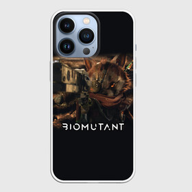 Чехол для iPhone 13 Pro с принтом Biomutant | Биомутант с оружием ,  |  | Тематика изображения на принте: biomutant | биомутант | животные | игра | кунгфу | мутант | экшен