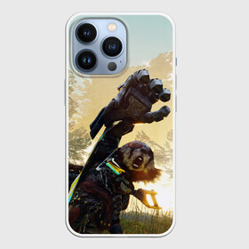 Чехол для iPhone 13 Pro с принтом Biomutant | Биомутант рука ,  |  | Тематика изображения на принте: biomutant | биомутант | животные | игра | кунгфу | мутант | экшен