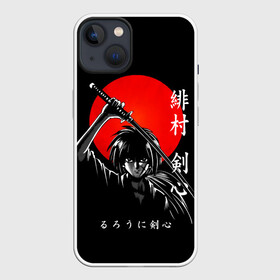 Чехол для iPhone 13 с принтом Химура Кенсин   Rurouni Kenshin ,  |  | rk | ruroken | rurouni kenshin | samurai x | аниме | бродяга кэнсин | манга | самурай икс | химура