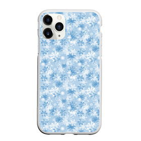 Чехол для iPhone 11 Pro матовый с принтом Морозное Снежное Утро , Силикон |  | merry christmas | дед мороз | ёлка | зима | мороз | новый год | подарок | праздник | рождество | с новым годом | сантаклаус | снег | снеговик | снегурочка | снежинки | снежные узоры | узоры