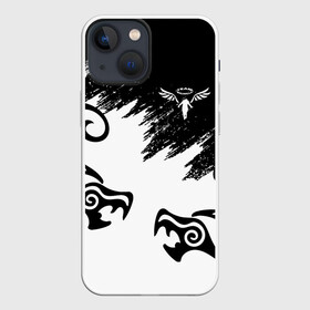 Чехол для iPhone 13 mini с принтом ТОКИЙСКИЕ МСТИТЕЛИ ВАЛЬГАЛЛА ,  |  | anime | draken | mikey | tokyorevengers | valhalla | аниме | вальгала | дракен | иероглифы | кэн | манга | мандзиро | микки | рюгудзи | сано | символы | токийские мстители