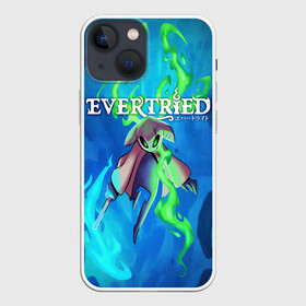 Чехол для iPhone 13 mini с принтом EVERTRIED РОЛЕВАЯ ИГРА ,  |  | evertried | fantasy | game | indie | roguelike | башня | вечный путь | игра | инди | маяк | рогалик | роуг лайк | фентези