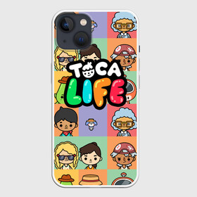 Чехол для iPhone 13 с принтом TOCA BOCA LIFE ПЕРСОНАЖИ ,  |  | digital toys | gamer | games | helicopter taxi | pets | toca boca | toca hair salon | toca kitchen | toca life | toca life city | toca life worl | toca tea party | video games | игры