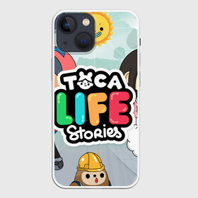 Чехол для iPhone 13 mini с принтом TOCA BOCA STORIES, ТВОЯ ИСТОРИЯ ,  |  | digital toys | gamer | games | helicopter taxi | pets | toca boca | toca hair salon | toca kitchen | toca life | toca life city | toca life worl | toca tea party | video games | игры