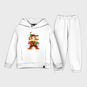 Детский костюм хлопок Oversize с принтом Location M ,  |  | bowser | bowsette | bullet bill | goomba | koopa | luigi | mario | mario heroes | nintendo | peach | power up | princess | princess peach | star | super mario | super mario bros | toad | wario | yoshi | боузер | братья марио | варио | купа | луиджи | мари