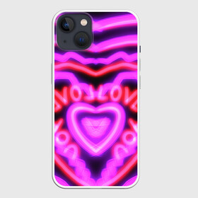Чехол для iPhone 13 с принтом Lover love ,  |  | love | love you | lover | люблю | любовь | розовое сердце | сердечко | сердце