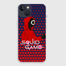 Чехол для iPhone 13 с принтом Сериал   Игра в кальмара cool ,  |  | among us | squid game | выживание | игра в кальмара | кальмар | корейский | корея | хван чжун хо | чо сан