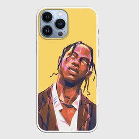 Чехол для iPhone 13 Pro Max с принтом Travis art ,  |  | hip hop | rap | rep | travis scott | исполнители | исполнитель | музыка | реп | трвис скотт | тревис скотт