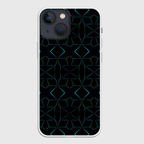 Чехол для iPhone 13 mini с принтом SpaceX Панели Неон ,  |  | икс | илон | минимализм | неон | полосы | свечение | спейс
