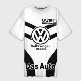 Платье-футболка 3D с принтом Volkswagen  Das Auto ,  |  | volkswagen | автоспорт | логотипы | надписи | немецкая классика | немецкие машины | ралли | фольксваген