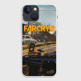 Чехол для iPhone 13 mini с принтом Far Cry 6 game art ,  |  | art | cry | dani | far | farcry | game | rojas | shooter | ubisoft | арт | дани | куба | рохас | фаркрай | яра