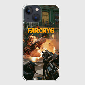 Чехол для iPhone 13 mini с принтом Far Cry 6 gameplay art ,  |  | art | cry | dani | far | game | rojas | shooter | ubisoft | арт | дани | пулемет | рохас | фаркрай | шутер | экшн