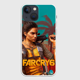 Чехол для iPhone 13 mini с принтом Far Cry Dani Rojas ,  |  | Тематика изображения на принте: art | cry | dani | far | game | gun | rojas | shooter | арт | дани | закат | край | машина | оружие | пальмы | рохас | фар | шутер