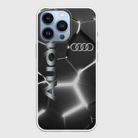 Чехол для iPhone 13 Pro с принтом AUDI GREY 3D ПЛИТЫ ,  |  | audi | auto | rs | sport | авто | автомобиль | автомобильные | ауди | бренд | марка | машины | спорт