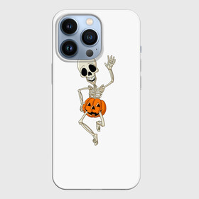 Чехол для iPhone 13 Pro с принтом скелет в тыкве ,  |  | bones | gesture | halloween | joy | monster | pumpkin | run | shame | skeleton | smile | бег | в | жест | кости | монстр | радость | скелет | стыд | тыква | тыкве | улыбка | хэллоуин | чудовище