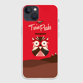 Чехол для iPhone 13 с принтом FIRE WALK WITH ME Twin Peaks ,  |  | twin peaks | агент купер | девид линч | ретро | сериал | сова | твин пикс | телесериал | фильм