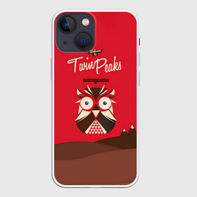 Чехол для iPhone 13 mini с принтом FIRE WALK WITH ME Twin Peaks ,  |  | twin peaks | агент купер | девид линч | ретро | сериал | сова | твин пикс | телесериал | фильм