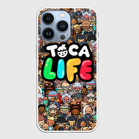 Чехол для iPhone 13 Pro с принтом Toca Boca game | Тока бока ,  |  | Тематика изображения на принте: toca boca | детская игра | игра | лого | логотип | персонажи | прикоснуться ко рту | тока бока