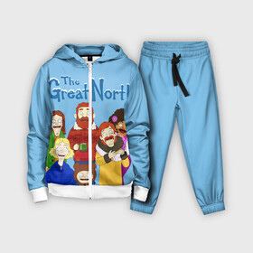 Детский костюм 3D с принтом The Great North Семья ,  |  | the great north | биф тобин | великий север | вольф тобин | джуди тобин | мун тобин | семья | хэм тобин