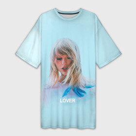 Платье-футболка 3D с принтом TS Lover ,  |  | music | pop music | taylor swift | музыка | поп | попса | тейлор свифт
