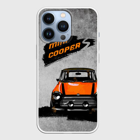 Чехол для iPhone 13 Pro с принтом Maшина Mini ,  |  | Тематика изображения на принте: авто | грязь | лого | машина | мини