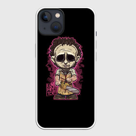Чехол для iPhone 13 с принтом кожаное лицо ,  |  | blood | chainsaw | evil | face | fear | halloween | human | hunter | leather | murderer | of | on | people | бензопила | зло | кожаное | кровь | лицо | людей | на | охотник | хэллоуин | человек