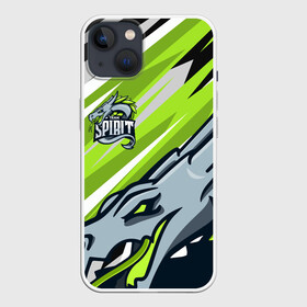 Чехол для iPhone 13 с принтом TEAM SPIRIT | GEOMETRY STRIPES ,  |  | Тематика изображения на принте: collapse | cs go | cyber | cybersport | dota 2 | dragon | hearthstone | miposhka | mira | russia | spirit | spirited | team spirit | torontotokyo | ts | yatoro | дракон | кибер | киберспорт | киберспортсмен | кс го | россия | спирит | спиритед |