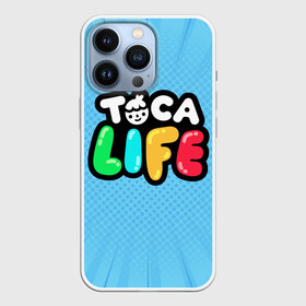 Чехол для iPhone 13 Pro с принтом Toca Boca logo | Тока Бока логотип ,  |  | Тематика изображения на принте: toca boca | детская игра | игра | лого | логотип | персонажи | прикоснуться ко рту | тока бока