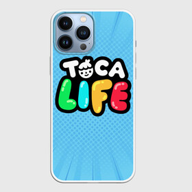 Чехол для iPhone 13 Pro Max с принтом Toca Boca logo | Тока Бока логотип ,  |  | toca boca | детская игра | игра | лого | логотип | персонажи | прикоснуться ко рту | тока бока
