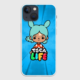 Чехол для iPhone 13 mini с принтом Toca Boca game | Тока бока Рита ,  |  | toca boca | детская игра | игра | лого | логотип | персонажи | прикоснуться ко рту | рита | тока бока