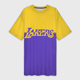 Платье-футболка 3D с принтом KobeBryant  Los Angeles Lakers, ,  |  | 24 | kobebryant | lakers | nba | баскетбол | баскетболист | коби брайант | лейкерс | нба | спорт