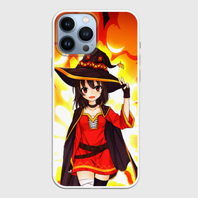 Чехол для iPhone 13 Pro Max с принтом Mеgumin ,  |  | Тематика изображения на принте: anime | konosuba | manga | megumin | witch | аниме | ведьма | ведьмы | взрыв | манга | мегумин | прекрасный мир | юн юн | юнюн