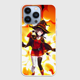 Чехол для iPhone 13 Pro с принтом MeguminKonoSuba ,  |  | Тематика изображения на принте: anime | konosuba | manga | megumin | witch | аниме | ведьма | ведьмы | взрыв | манга | мегумин | прекрасный мир | юн юн | юнюн